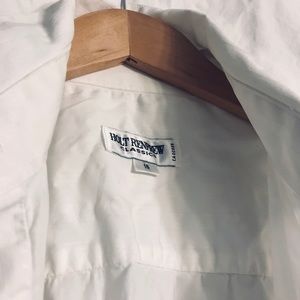 White Holt Renfrew Shirt, french cuffs size 16
